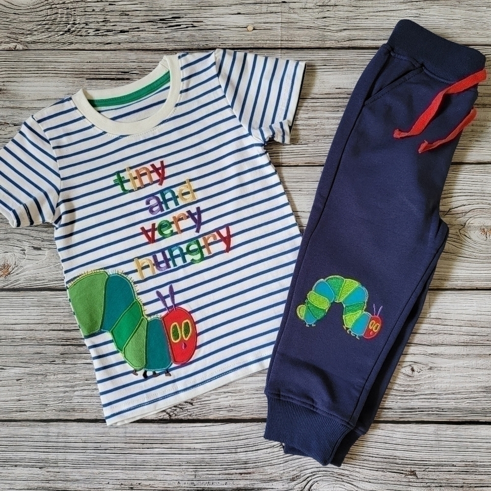The Very Hungry Caterpillar T-Shirt and Pants Outfit NWT